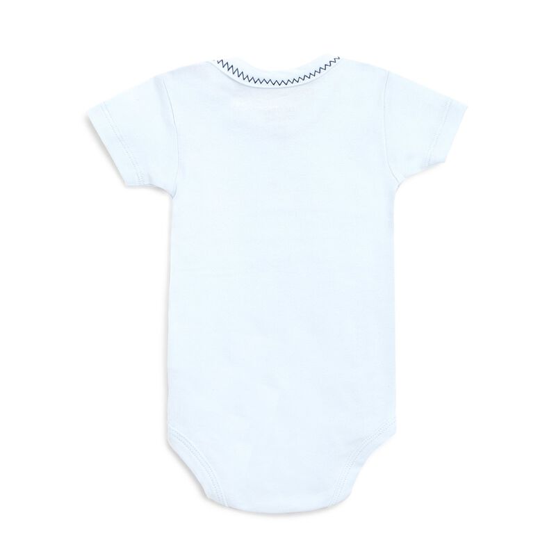 Boys Light Blue Set of 2 Body Suit image number null